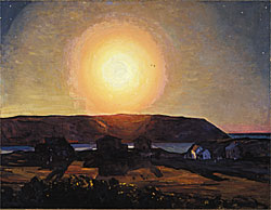 Fig. 3: Rockwell Kent (18821971), Late Afternoon, Monhegan Island, 1906/07. Oil on canvas, 34-1/4 x 44 inches. Collection of Jamie Wyeth.