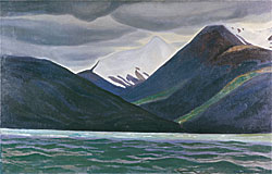 Fig. 6: Rockwell Kent (18821971), Admiralty Sound, Tierra del Fuego, 192225. Oil on canvas, 28 x 44 inches. The Peabody Art Collection. Courtesy of the Maryland Commission on Artistic Property of the Maryland State Archives, Annapolis. MSASC 4680-10-0228.