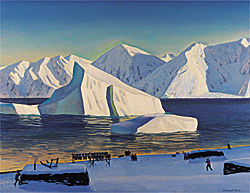 Fig. 8: Rockwell Kent (18821971), Early November: North Greenland, 1932. Oil on canvas, 34 x 44 inches. The State Hermitage Museum, St. Petersburg, Russia..