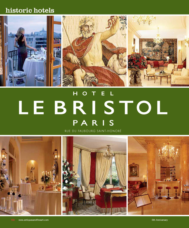 Historic Hotels: Hotel Le Bristol, Paris
