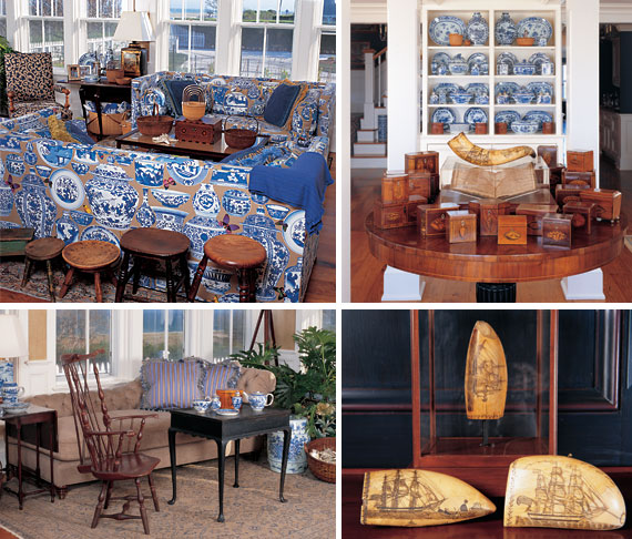 Lifestyle: A Sailor's Life for Me; Maritime Artifacts and Antiques in a Nantucket Home by Betsy Tyler