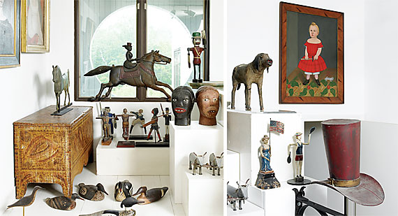 Lifestyle: Beyond Tradition -- A Folk Art Collection in New Hampshire by Frances McQueeney-Jones Mascolo