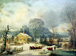 George Henry Durrie (American, 1820-1863)
Ketcham Farm in Winter, New Haven, 1858
Sold at Doyle, New York,
November 2006, for $772,000.00
A consultation with an experienced appraiser is an important first step in making financial decisions about your collection. A proper appraisal can help you determine what you own and allow you to plan for the future. Appraising Your Collection by David A. Gallager, AAA