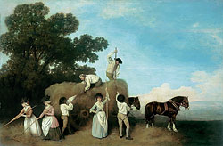 George Stubbs (1724-1806), Haymakers, 1785,
Oil on panel, 35 x 53 in. Tate, London.
Purchased with assistance from the Friends
of the Tate Gallery, The Art Fund,
the Pilgrim Trust, and subscribers 1977.