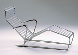 Click for Enlarged Version Lounge chair, ca. 1932, Marcel Breuer (German, b. Hungary, 1902-1981). Produced by Embru Werke (RĂ¼ti, Switzerland, founded 1904). Aluminum and painted wood. Milwaukee Art Museum; gift of Friends of Art. M1992.241. Photography Larry Sanders.