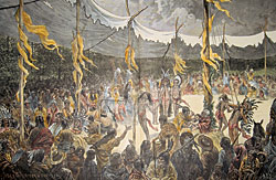 Click for Enlarged Version Fig. 8: Jules Tavernier (1844-1889), Indian Sun Dance. Wood engraving in Harper's Weekly (January 2, 1875).