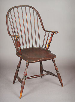 Click Here for Enlarged View Continuous Arm Windsor, ca. 1795-1800. Cost $5,800. Courtesy of Jeffrey Tillou Antiques, Litchfield, Ct.