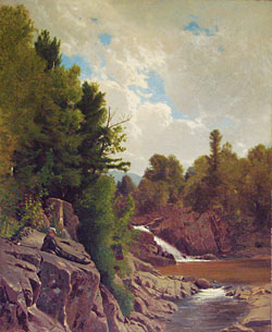 William M. Hart (1823-1894), A Respite by the River. Oil on canvas, 18-1/2 x 15 inches. Courtesy of Meyer Fine Art, Inc., Yonkers, NY.