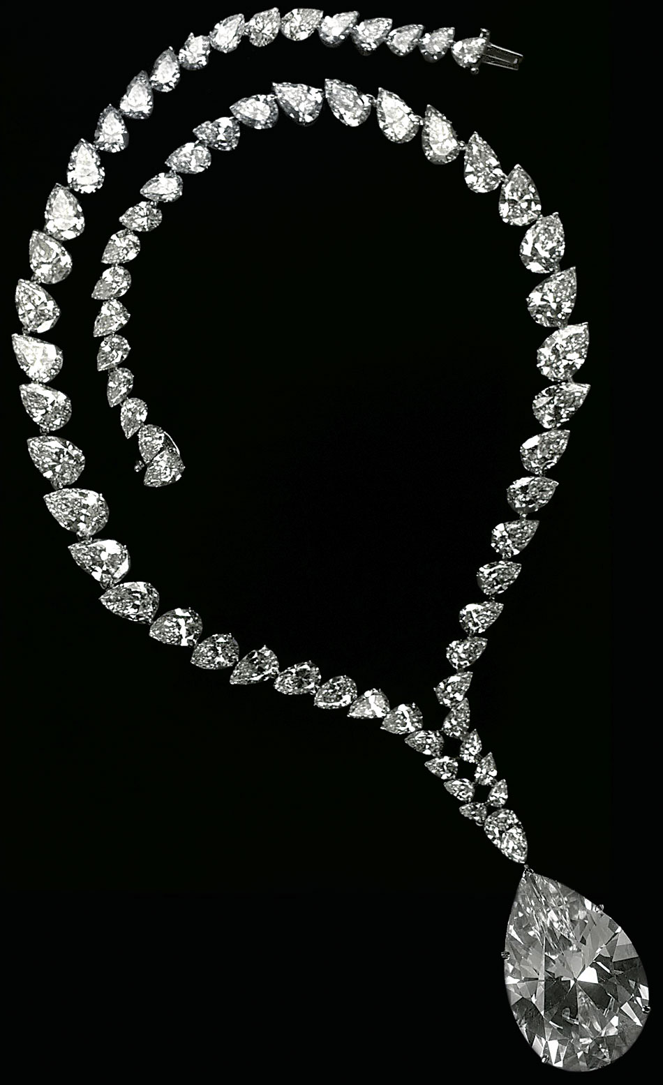 cartier diamond line necklace
