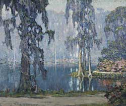 Fig. 13: William Posey Silva (1859–1948) Garden of Dreams, ca. 1925. Oil on canvas, 34 x 39 inches. Courtesy, Cheekwood Botanical Garden & Museum of Art, Nashville, Tenn. Transfer from the Nashville Museum of Art.