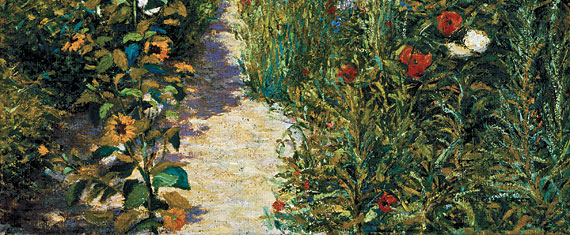 Fig. 1: John Leslie Breck (1860–1899) Garden at Giverny (In Monet’s Garden), 1887–1891. Oil on canvas, 25-3/8 x 29-1/8 inches. Courtesy, Terra Foundation for American Art, Chicago, Daniel J. Terra Collection.