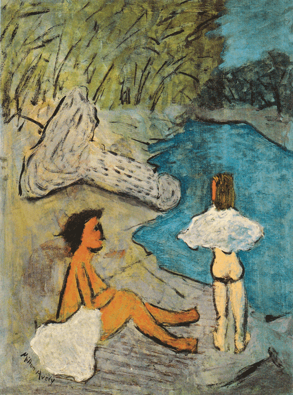 Fig. 3: Milton Avery (1893–1965) Country Brook, 1938 Oil on canvas, 40 x 30 inches Permanent Collection of the Neuberger Museum of Art, Purchase College, State University of New York; Gift of Roy R. Neuberger