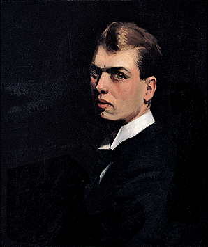 Fig. 7: Edward Hopper (1882–1967), Self-Portrait, 1903–1906. Oil on canvas, 25-15?16 x 22 inches. Whitney Museum of American Art, New York; Josephine N. Hopper Bequest (70.1253). ©Heirs of Josephine N. Hopper, licensed by the Whitney Museum of American Art. Photography by Sheldan C. Collins. 