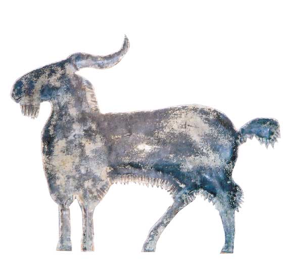 Copper Goat Weathervane
