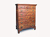 Connecticut Chippendale Six-Drawer Chest