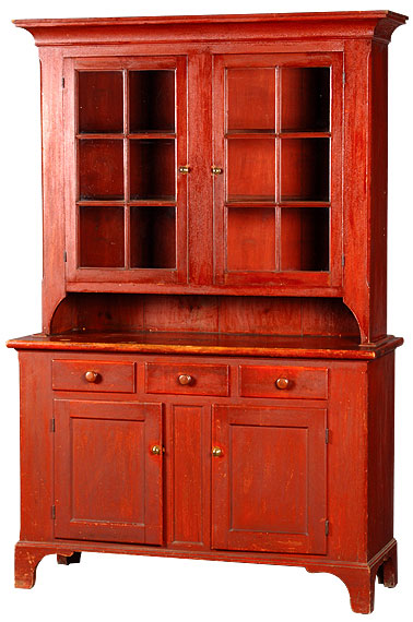 Pennsylvania Step-Back Cupboard