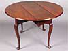 Queen Anne Mahogany Drop Leaf Dining Table
