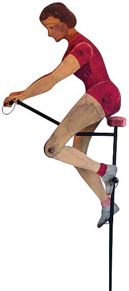 Bicycle Rider Trade Sign