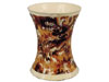 Combed Marbleized Mochaware Spill Vase