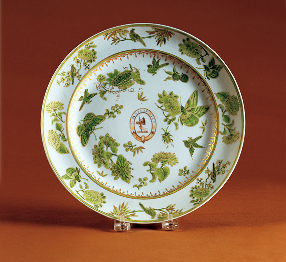 Antique Chinese Export Porcelain Plate
