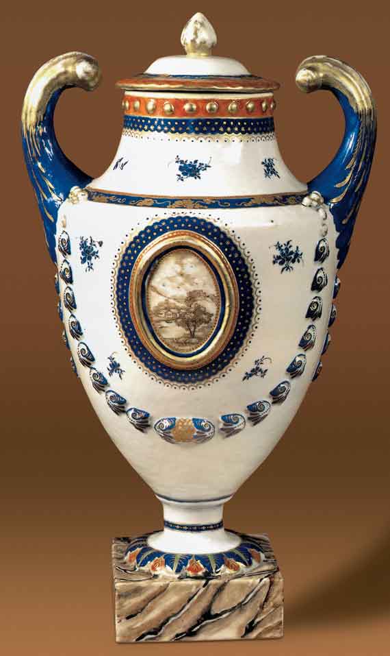 Pistol Handled Urn