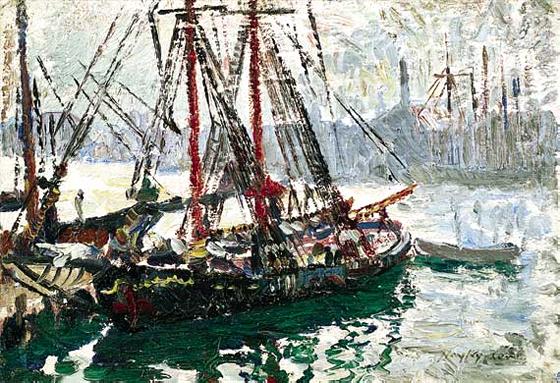 <i>Fishing Schooner, Gloucester..</i>