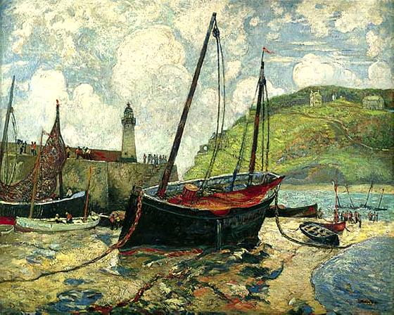 <i>A Windy Day, St. Ives...</i>