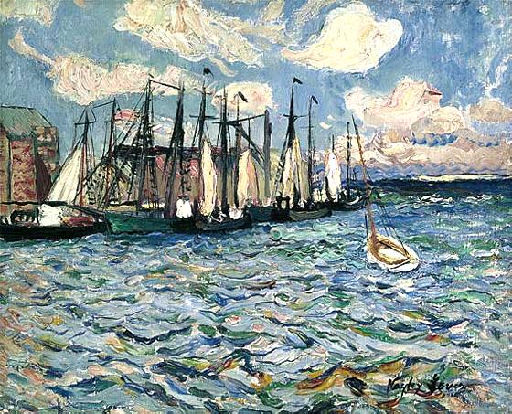 <i>At the Pier, Nantucket</i>