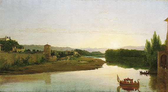 <i>Sunset on the Arno
