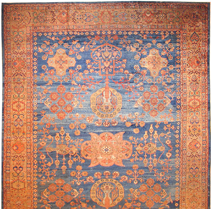 Antique Sultanabad Persian Carpet