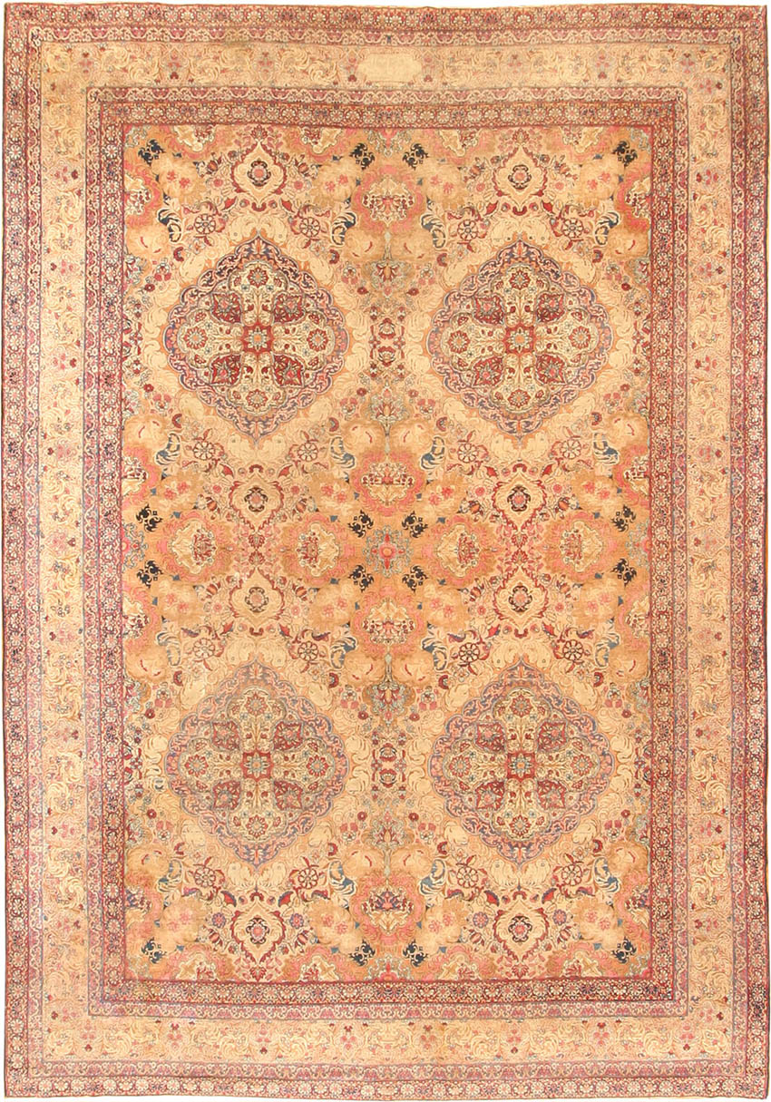 Antique Kerman Persian Carpet