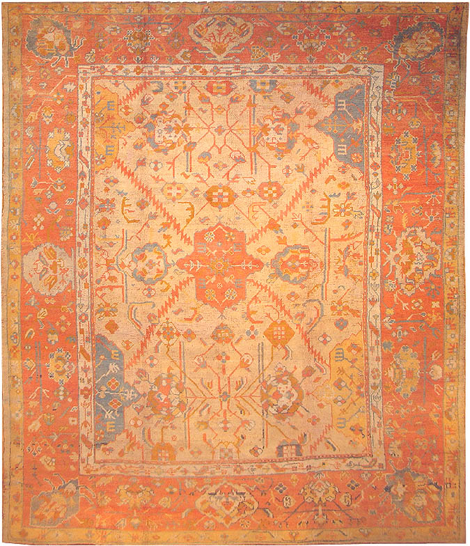 Antique Oushak Turkish Carpet