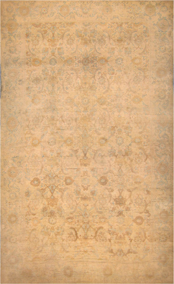 Antique Oriental Agra Carpet