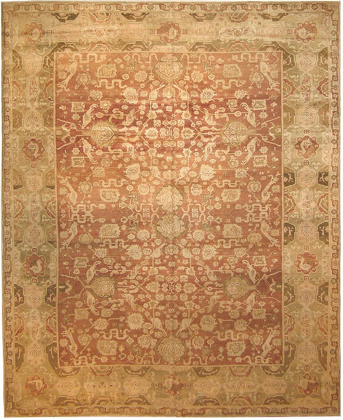 Antique Agra Oriental Rug