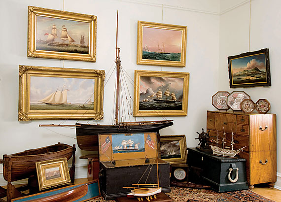 Various Marine Works of Art