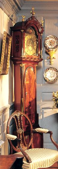 Rhode Island Mahogany Tall Clock