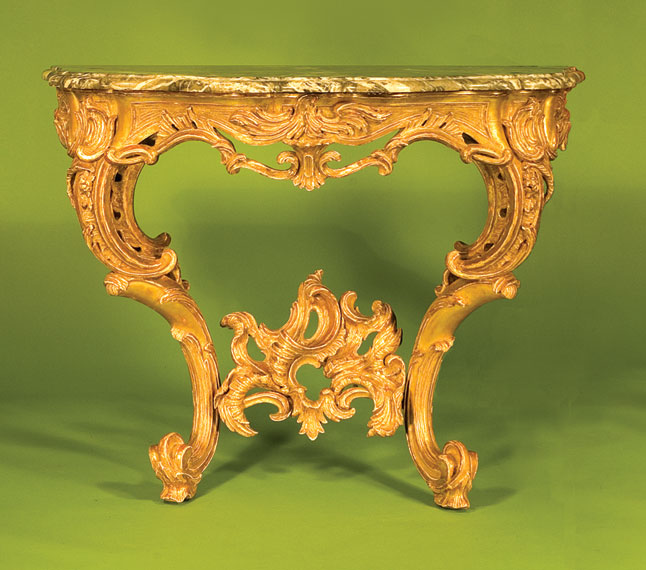 George II Gilded Console Table