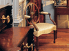 English Hepplewhite Mahogany Armchair