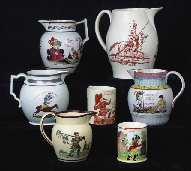 English Creamware and Pearlware Napoleonic Themes