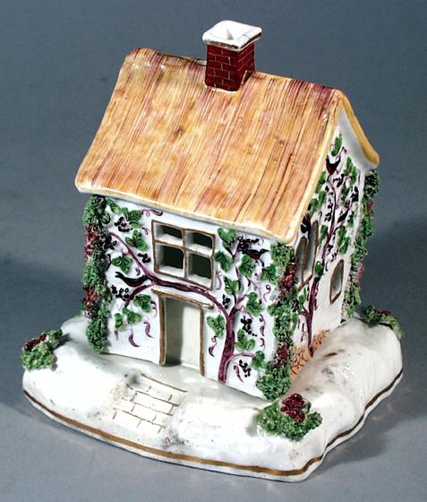 Porcelain Burner in the Form of a Cottage