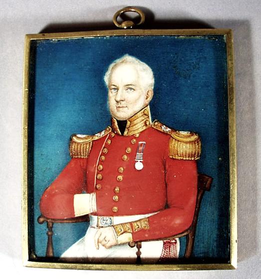 Portrait Miniature of a Major of 57th Regiment