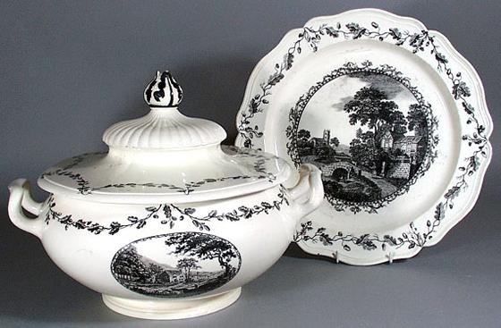 Wedgwood Creamware Tureen, Cover & Stand