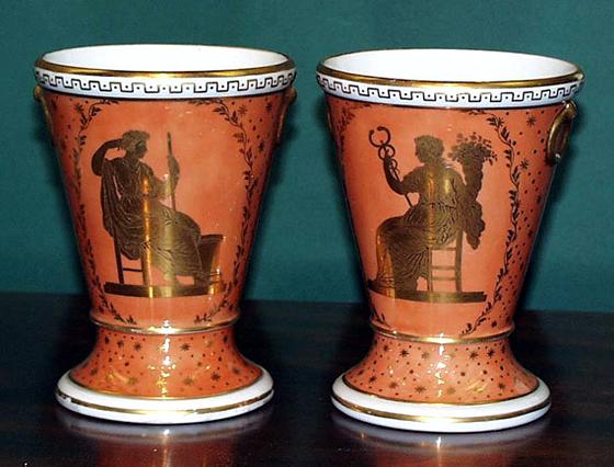 Pair of Flight & Barr Worcester Cache Pots