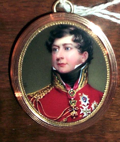 Portrait Miniature of the Prince Regent