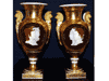 Pair of Paris Porcelain Neo-Classical Vases