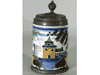 Continental Faience Polychrome Tankard