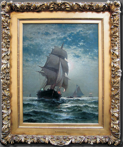<i>Moonlight Sailing, New York...</i>