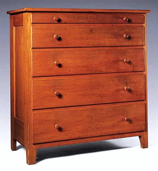 Fine Shaker Tall Chest of Drawers