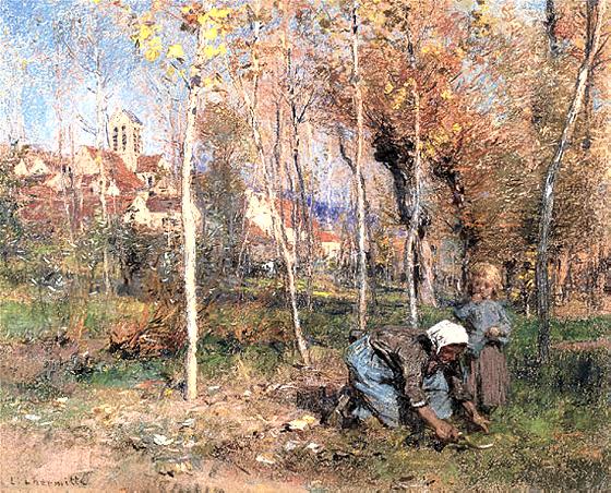 <i>Vue de Charteves a l'Automne</i>