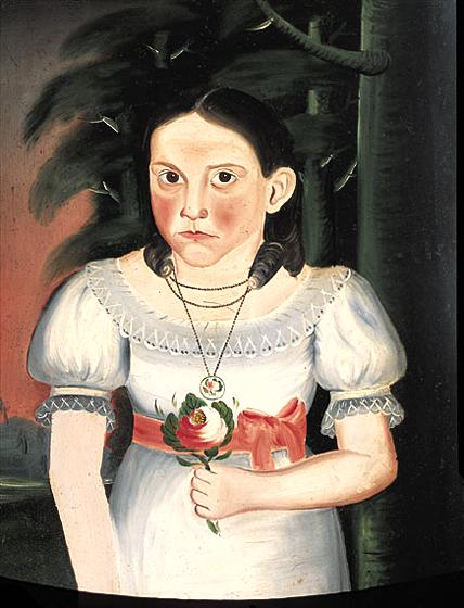 Sheldon Peck-A young girl in a white dress...